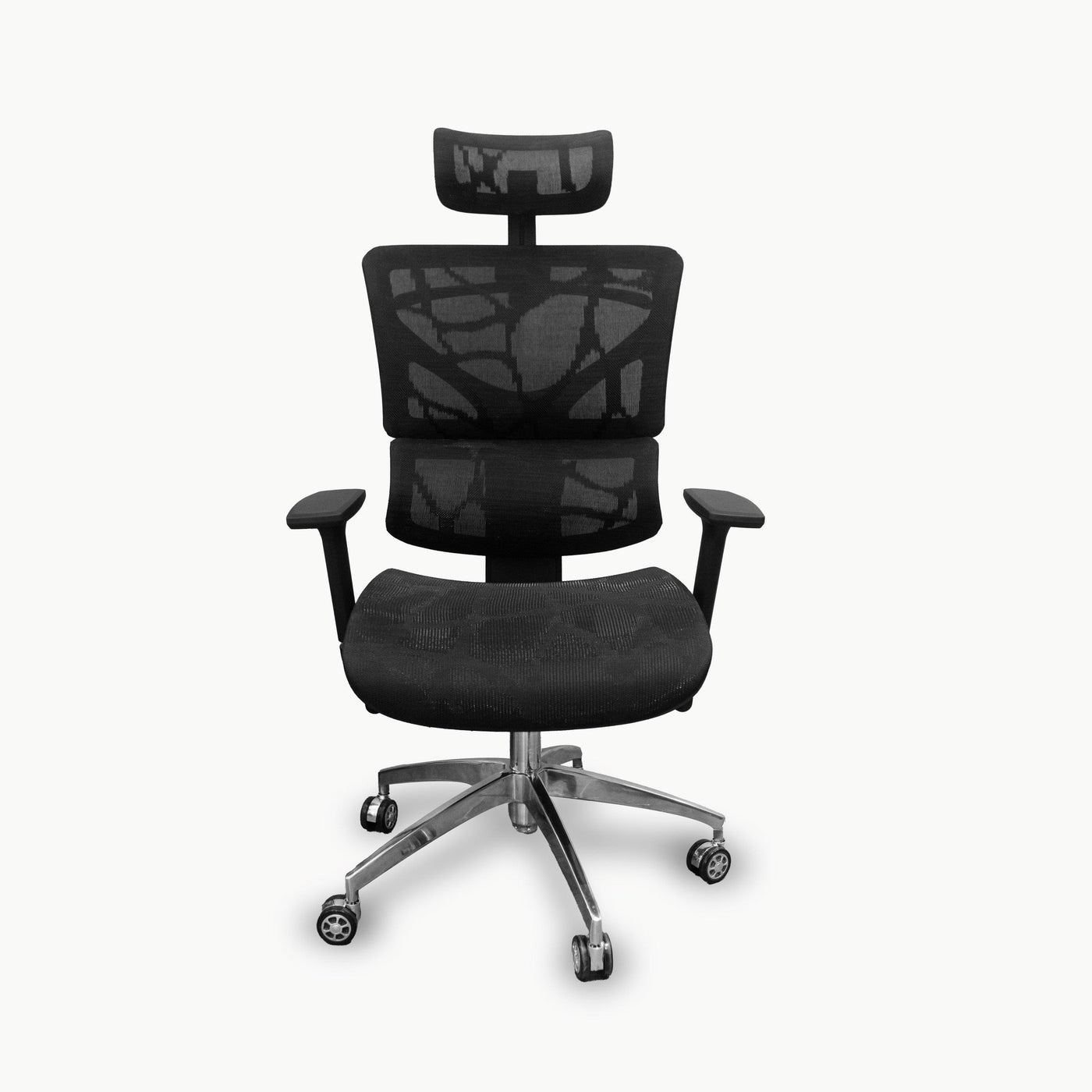 Premium Comfort Office Chair with 3D Armrests - Black - Image 2