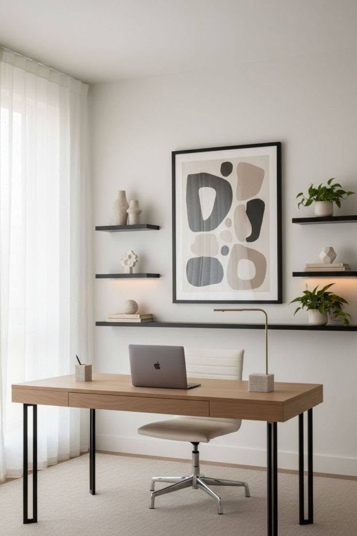 The Verona | Modern Oak Writing Desk - Image 2
