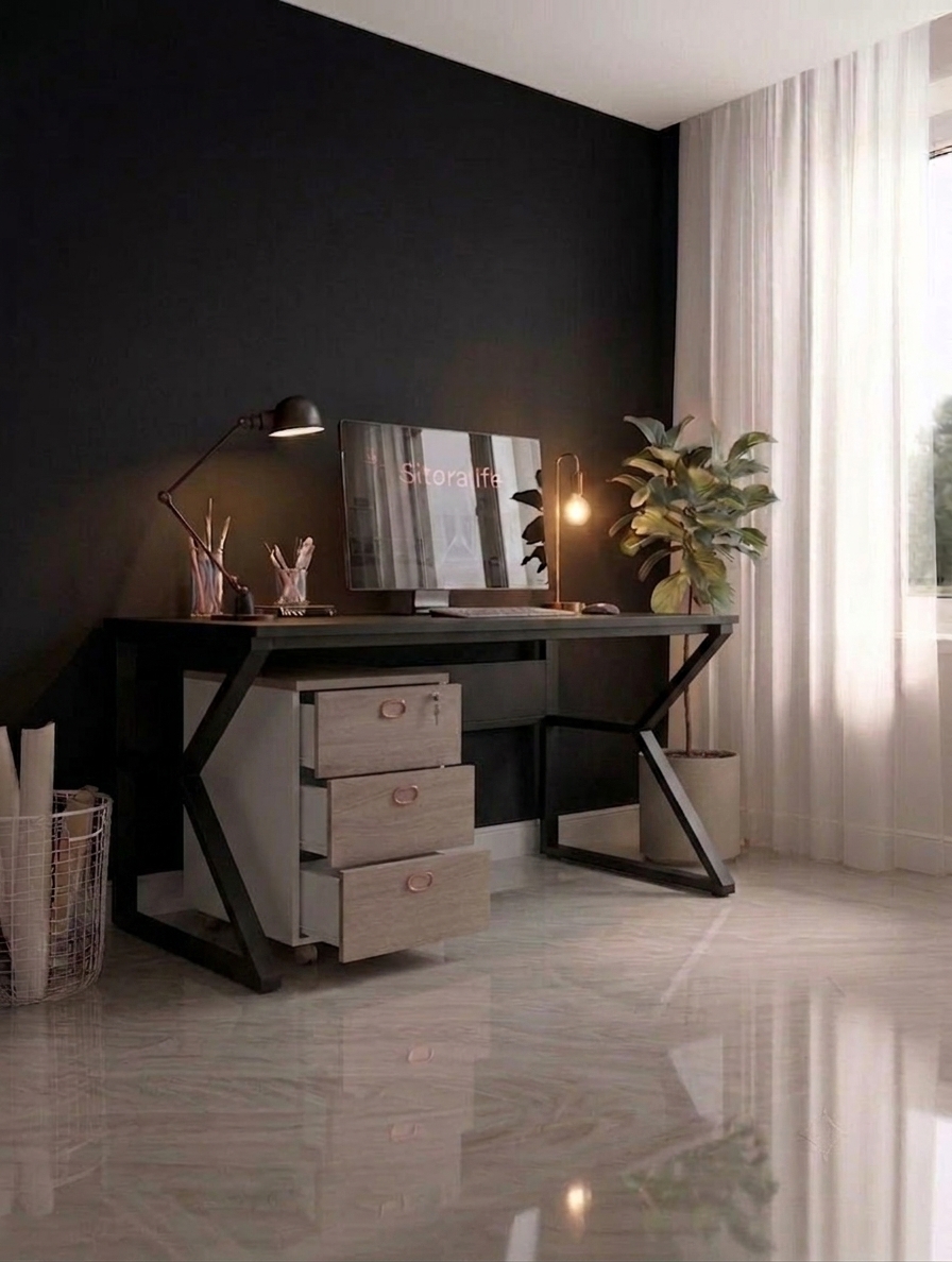 Sitora Kline Desk | Detachable Modern Office & Study Desk - Image 6